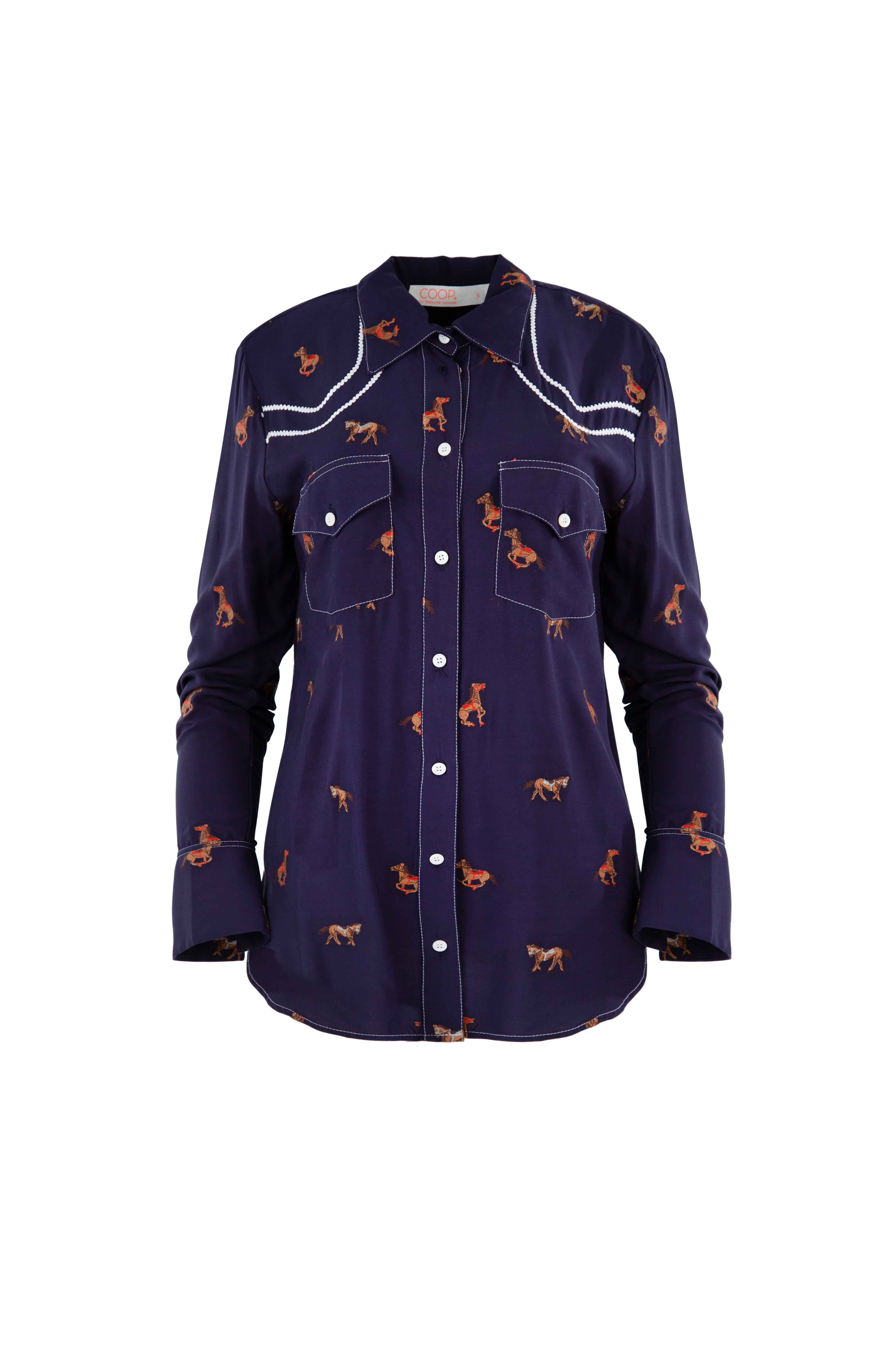 Coop Horse Code Shirt - Brand-COOP : Diahann Boutique - COOP WW20