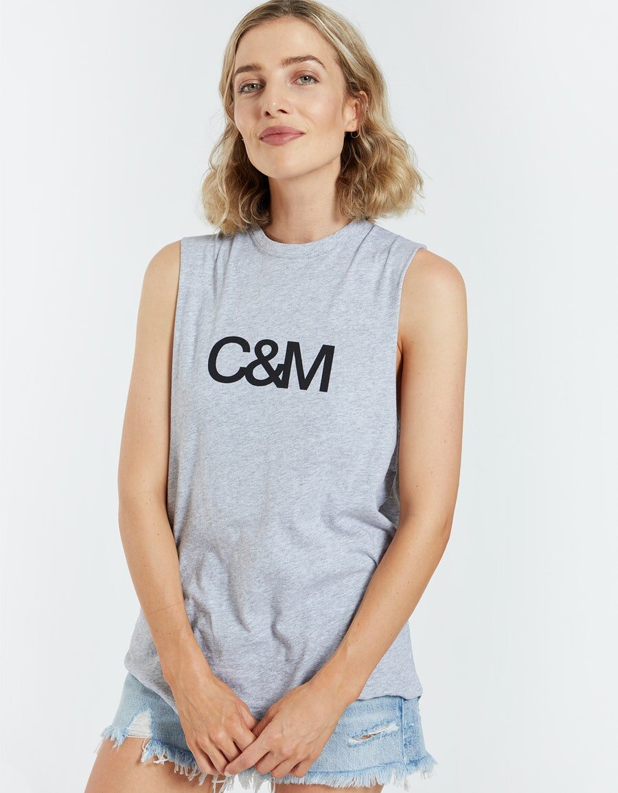 C&m logo 2025 tank dress