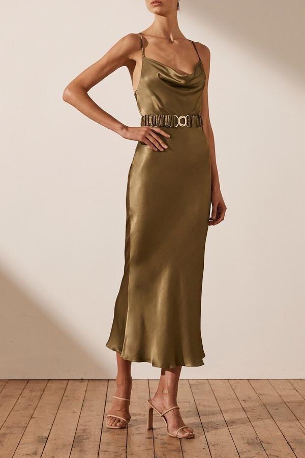 shona joy bias midi dress