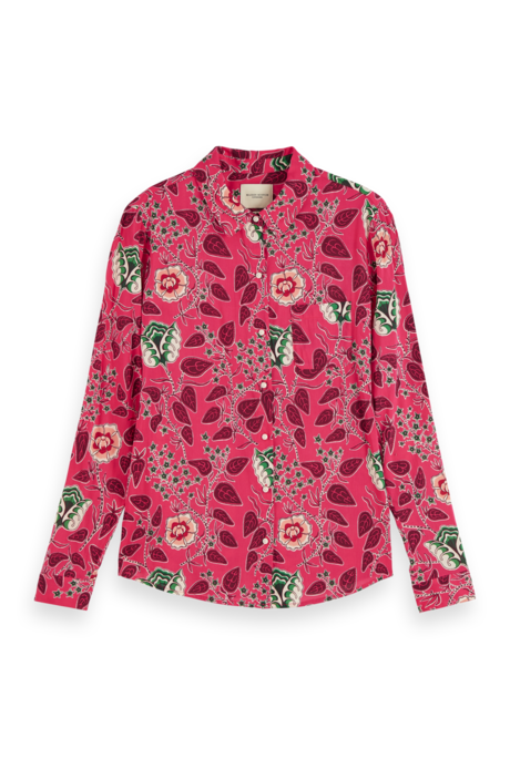 Scotch and Soda Pink Print Shirt - Brand-Scotch and Soda : Diahann ...