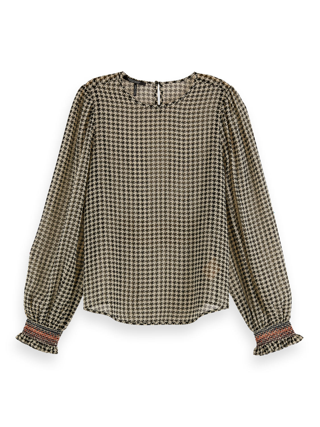 scotch and soda houndstooth