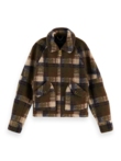 Scotch and Soda SHORT WOOL CHECK JACKET