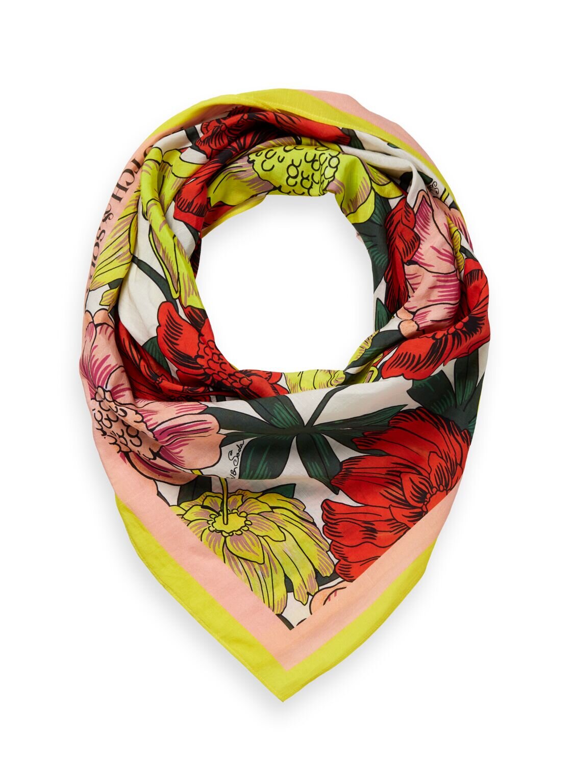 Scotch and Soda SUB Linen PRINTED Scarf - Accessories-Scarves : Diahann ...