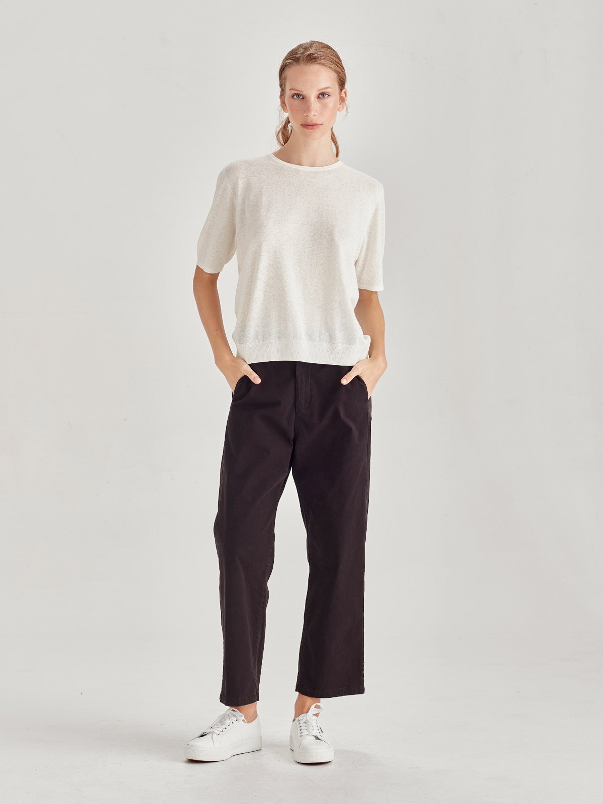 Caroline Sills PABLO LINEN KNIT Tee - Brand-Caroline Sills : Diahann ...