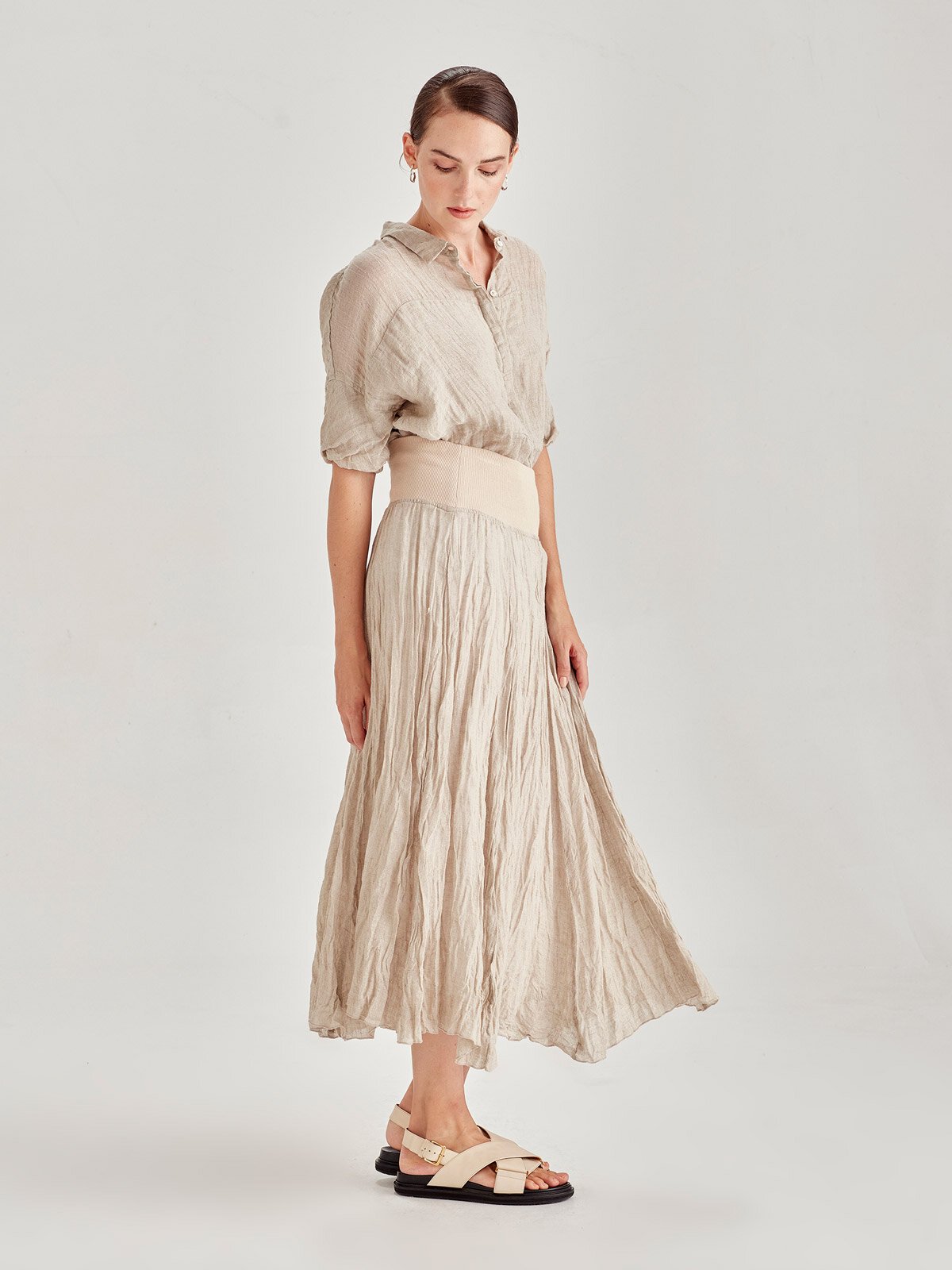 Caroline Sills FABIAN LINEN Skirt - Brand-Caroline Sills : Diahann ...