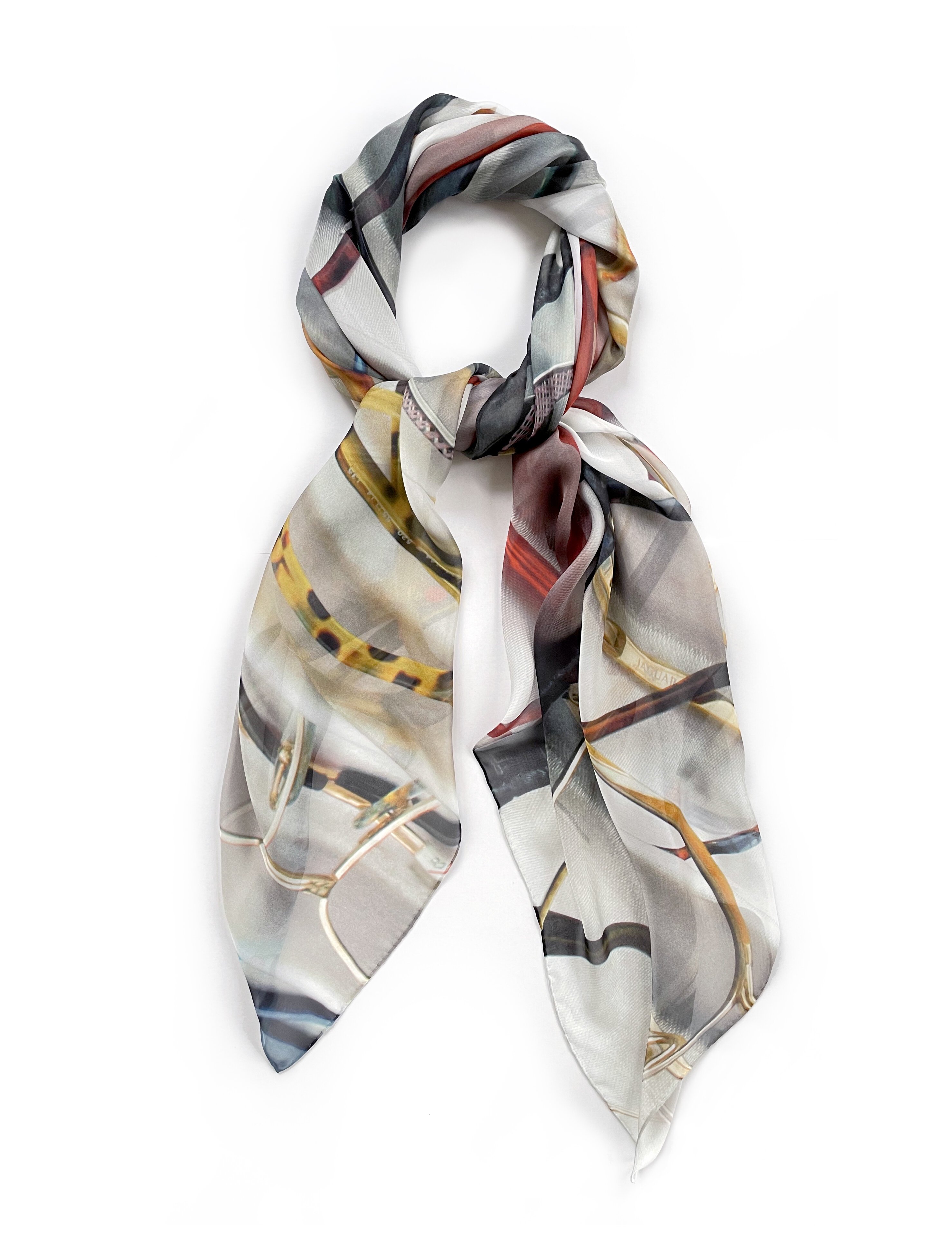 Good & Co EYE INSPECTION SILK CHIFFON Scarf - Accessories-Scarves ...