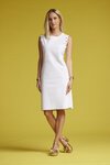 Paula Ryan STUD TRIM BONDED SHEATH Dress