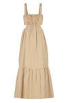 Shona Joy HELE CUT OUT RUCHED MIDI Dress