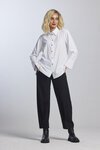 Paula Ryan ROUCHED SLEEVE Shirt