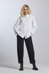 Paula Ryan ROUCHED SLEEVE Shirt