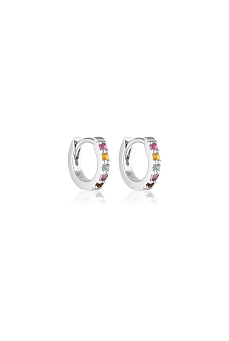 Linda Tahija ALPHA HUGGIE Earrings - Rainbow