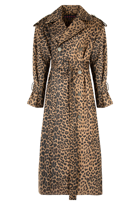 Cooper A LEAP OF LEOPARDS Trenchcoat - Brand-Cooper : Diahann Boutique ...