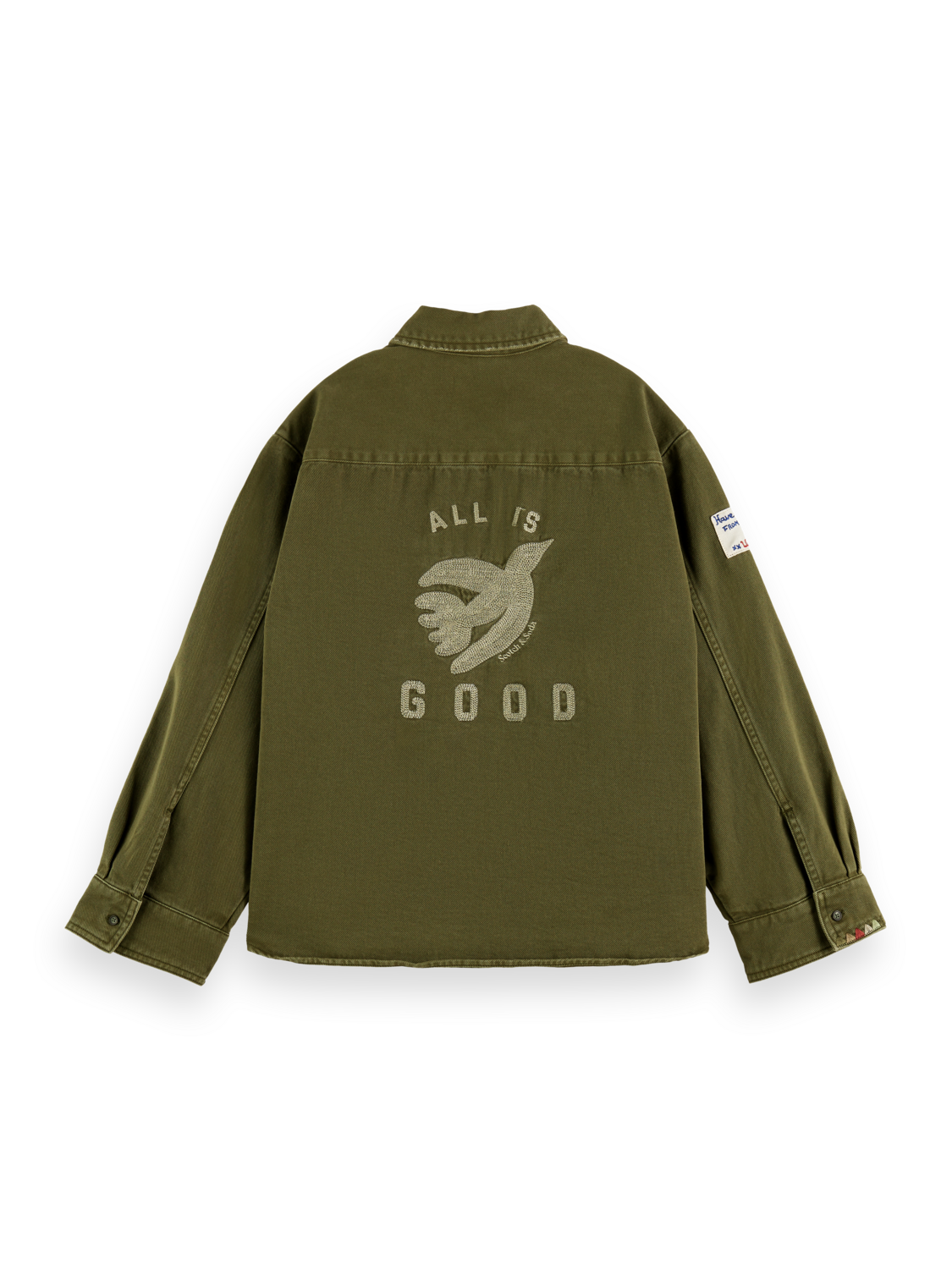 Scotch and Soda GREEN ARMY Shirt - Brand-Scotch and Soda : Diahann ...