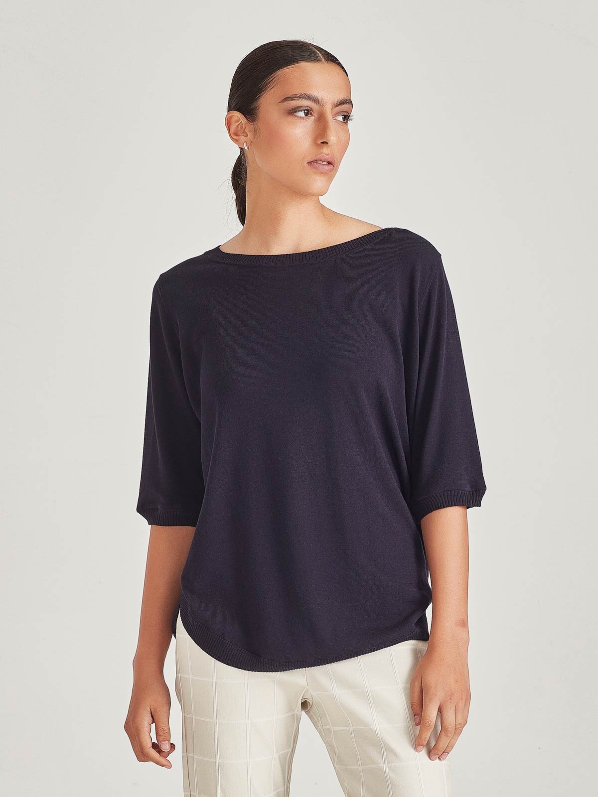 Sills ALEXANDRIA KNIT Tee - Brand-Caroline Sills : Diahann Boutique ...