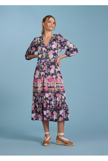 Madly Sweetly FUCHSIARISTIC MIDI Dress