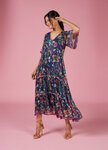 Loobie's Story FLEUR PRESSE Midi Dress