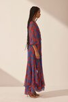 Shona Joy FLORE LACE FRONT DRAWSTRING MAXI Dress