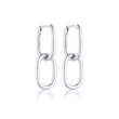 Linda Tahija OVAL LINKED Hoop Earrings