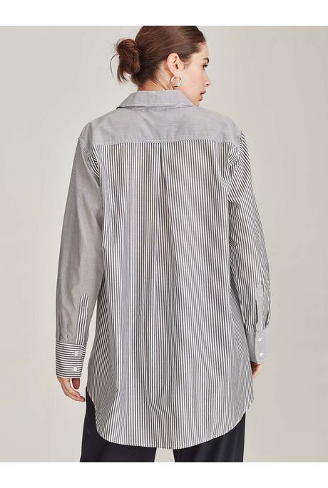 Sills PHOENIX STRIPE Shirt - Tops : Diahann Boutique - CAROLINE SILLS W24