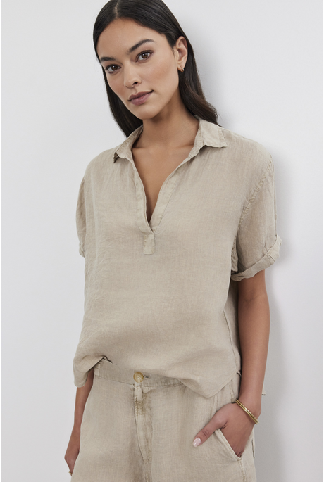 Velvet ELERIE Linen Shirt [3 Colours]