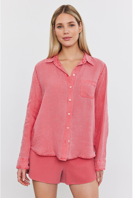 Velvet NATALIA Linen Shirt