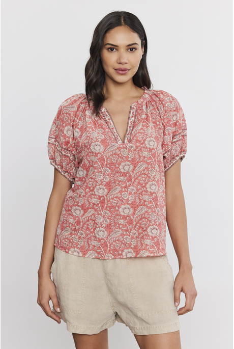 Velvet LYRA PRINT Top