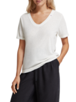 Scotch and Soda EMBROIDERED V NECK T-Shirt