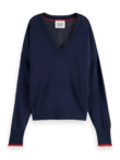 Scotch and Soda RELAXED V NECK Pullover