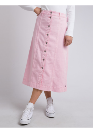 Elm FLORENCE BUTTON THRU Skirt-skirts-Diahann Boutique