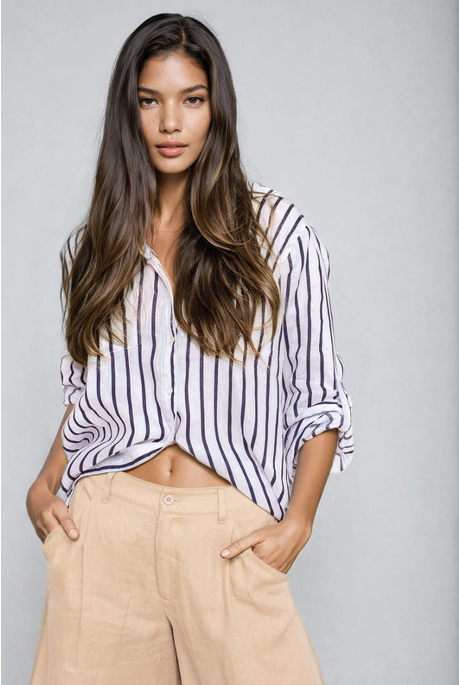 Hut THE BOYFRIEND LINEN Shirt