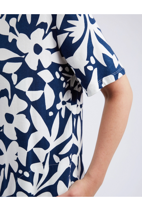 Elm STENCIL FLORAL TEE Dress - Dresses : Diahann Boutique - Elm S24