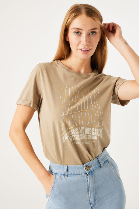 Garcia KHAKI T-Shirt