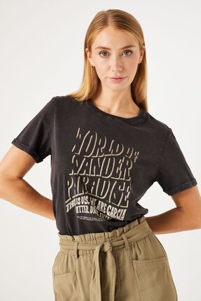 Garcia ANTRACITE T-Shirt-tops-Diahann Boutique