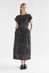 Elk BLACK LINE PRINT JAGAR Dress