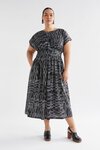 Elk BLACK LINE PRINT JAGAR Dress