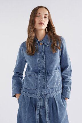 Elk ARBET DENIM Jacket-jackets-and-coats-Diahann Boutique