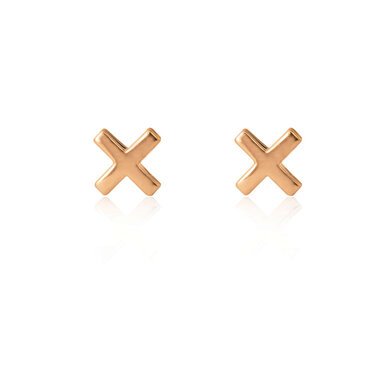 Linda Tahija CROSS STUD Earrings-accessories-Diahann Boutique