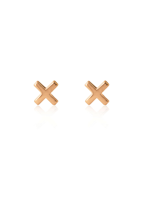 Linda Tahija CROSS STUD Earrings