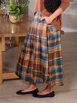 Caroline Sills KIMMY CHECK Skirt