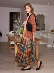 Caroline Sills KIMMY CHECK Skirt