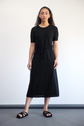 Standard Issue MERINO DRAWSTRING Dress-dresses-Diahann Boutique