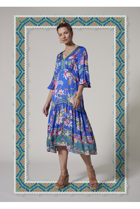 Loobie's Story LA FIESTA MIDI Dress