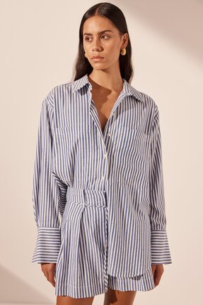 Shona Joy YASMINEe CURVED HEM Shirt-shirts-Diahann Boutique