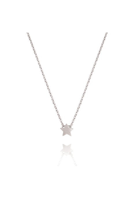 Linda Tahija Tiny Star Necklace Silver