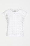 Elk WHITE GRID BURNOUT Top