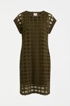 Elk MOSS GRID BURNOUT Dress