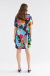 Elk BLACK REM PRINT TILI Dress