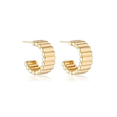 Linda Tahija LINEA HOOP Earrings-accessories-Diahann Boutique