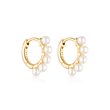 Linda Tahija WAKE PEARL HUGGIE Earrings