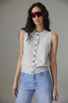 Crush STEVIE BUTTON UP Tank